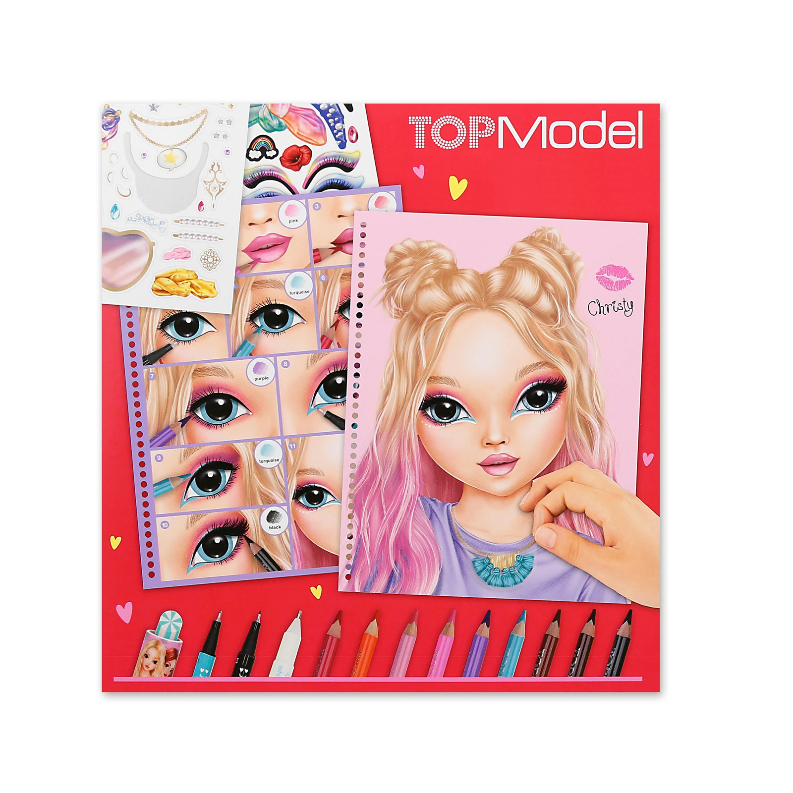 Top Model - Make Up Colouring Book