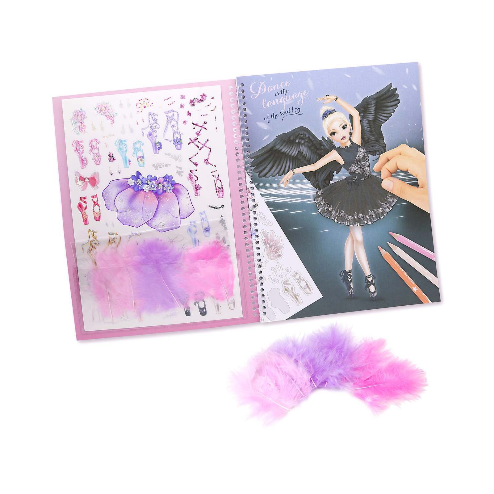 Top Model - Create Your Ballerina Colouring Book