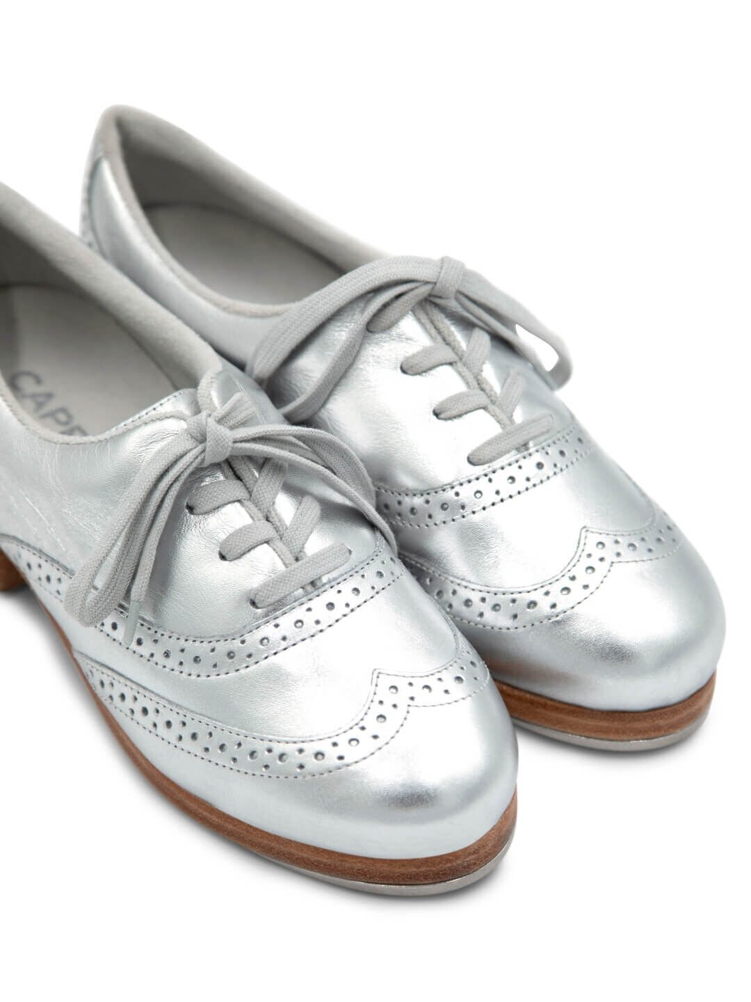 960 Roxy Tap Shoes; Siver Metallic; Ladies