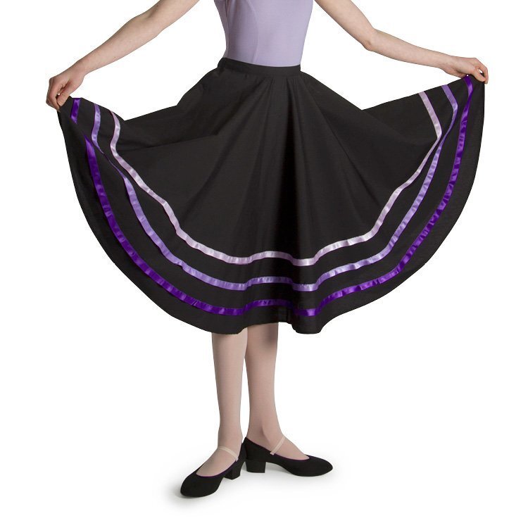 Bloch Purple Ribbon Character Skirt Girls