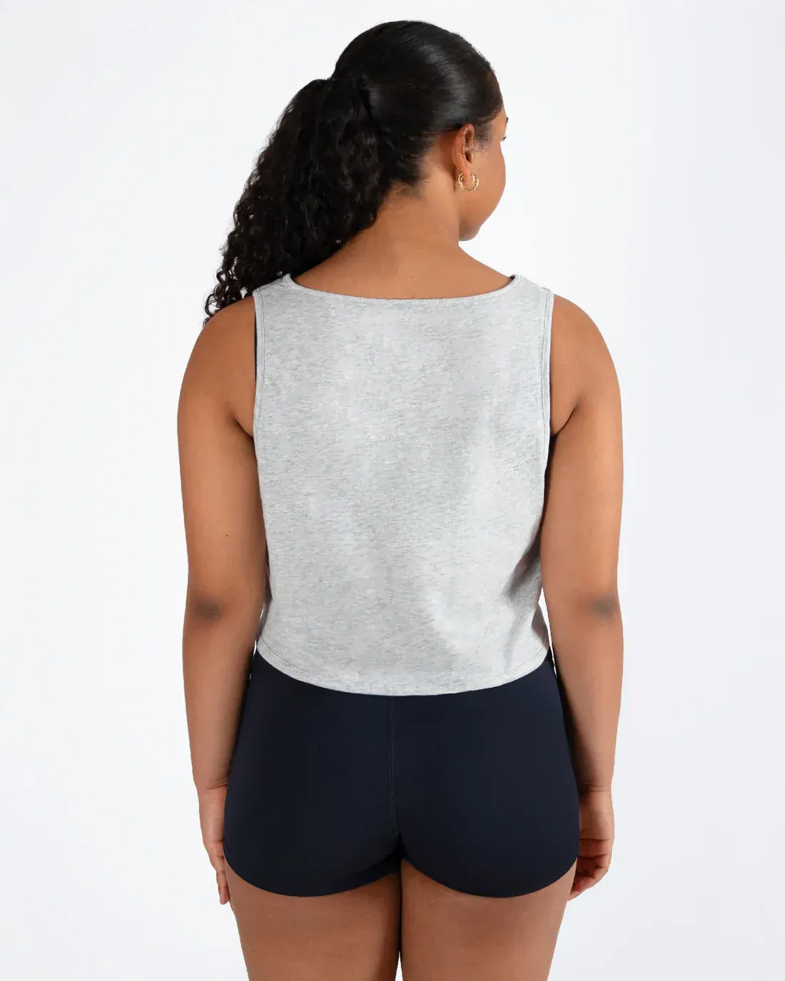 Energetiks Cotton Cropped Tank; Adult 