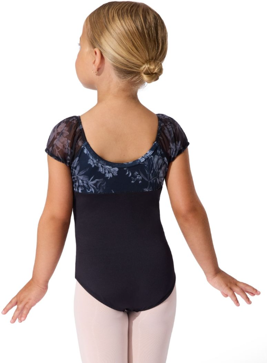 Capezio Belle Leotard; Black; Child Medium