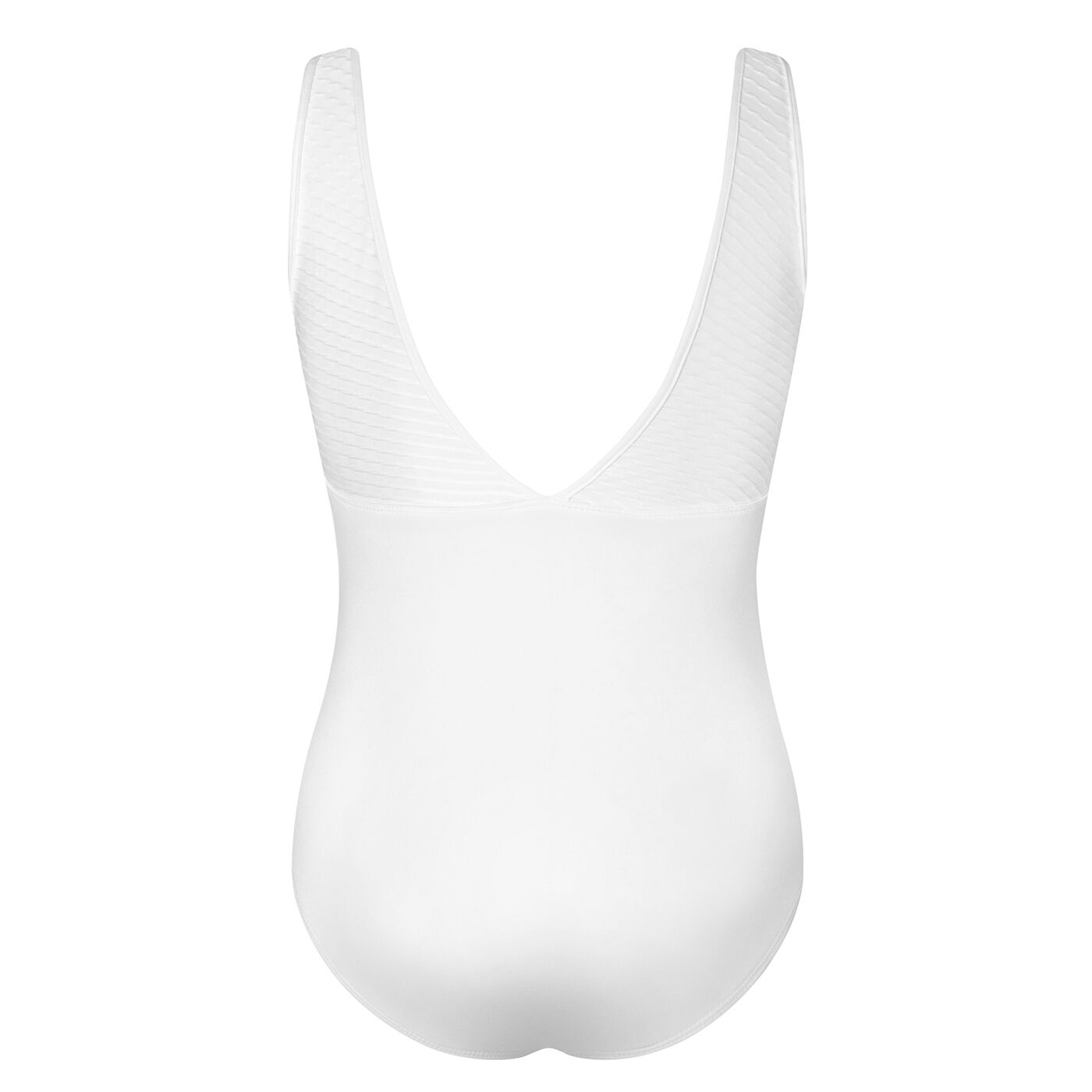 Energetiks Natalie V Back Leotard Adult Large; White