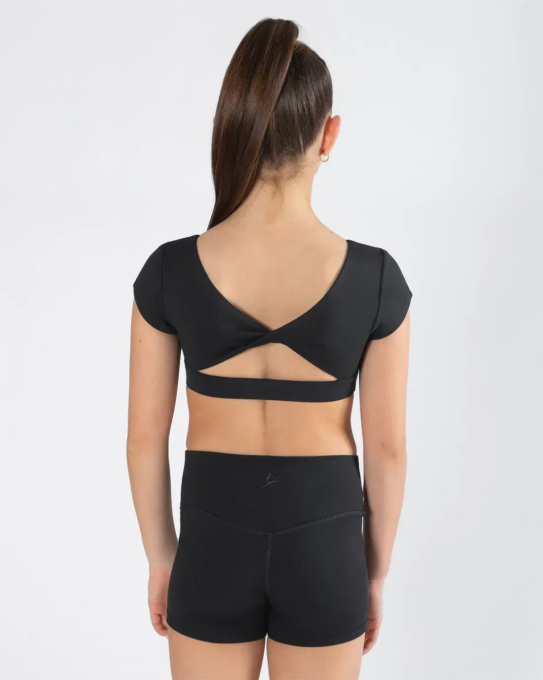 Energetiks Avery Cap Sleeve Crop Top; Child