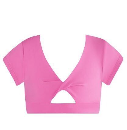 Energetiks Avery Cap Sleeve Crop Top; Child 