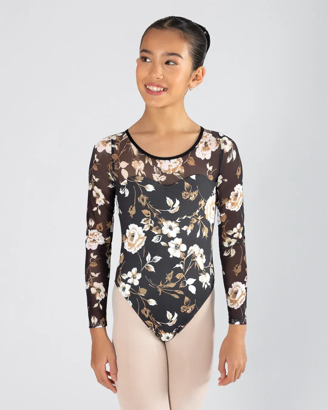 Maya Long Sleeve Leotard;