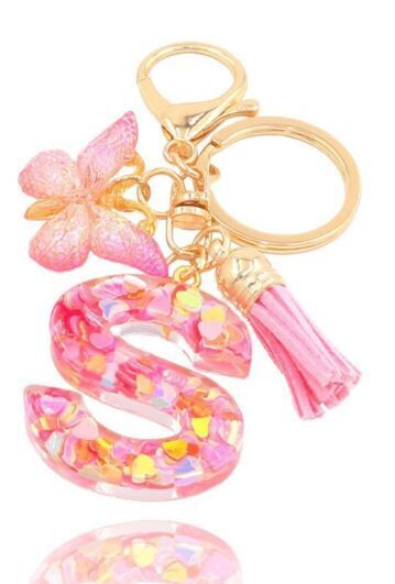 Butterfly sparkle keyring S