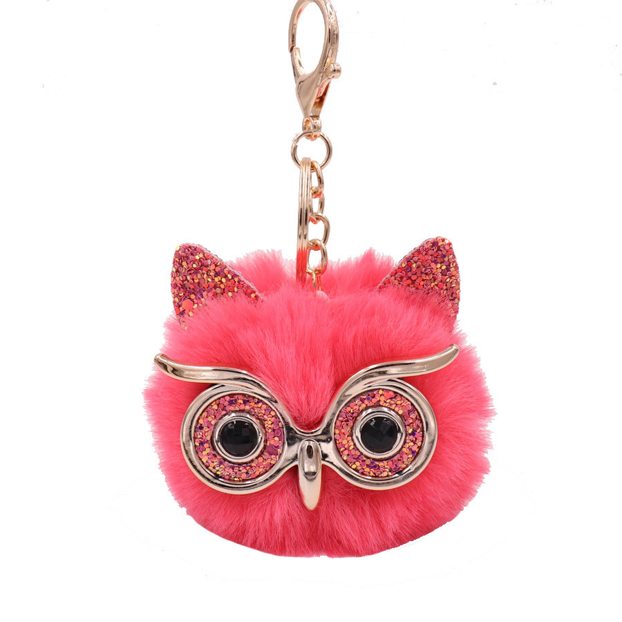 Fluffy Owl Keyring