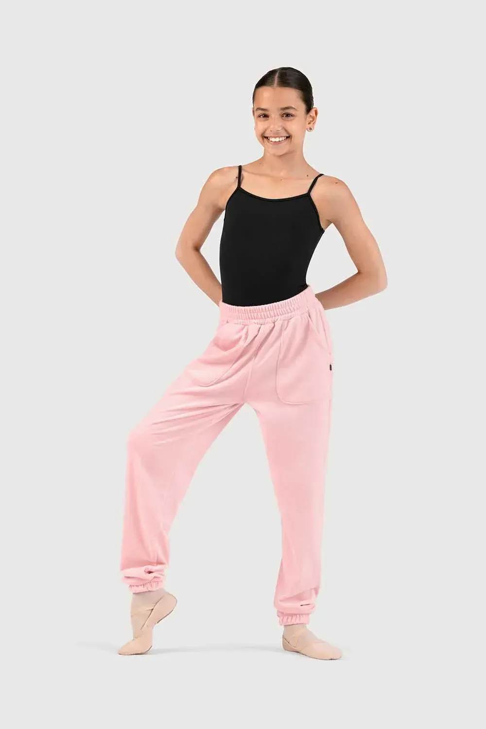 Bloch Nicole Girls Velvet Sweatpant;