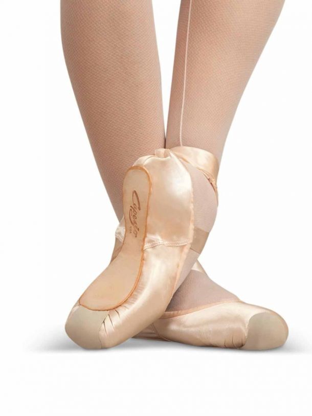 Capezio Suede Pointe Covers; European Pink