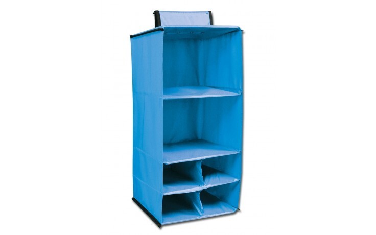 Dream Duffel Hanging Shelf Shoe Caddy; Blue