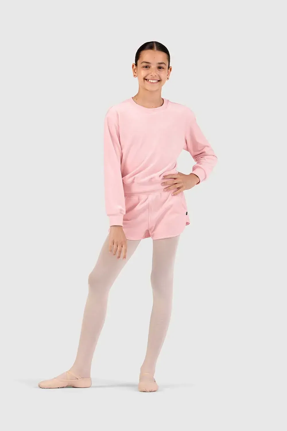 Bloch Lily Girls Velvet Crew Jumper;