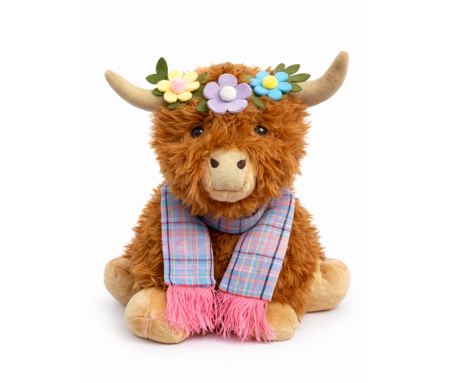 Harriett the Highland Cow Tan 25cm