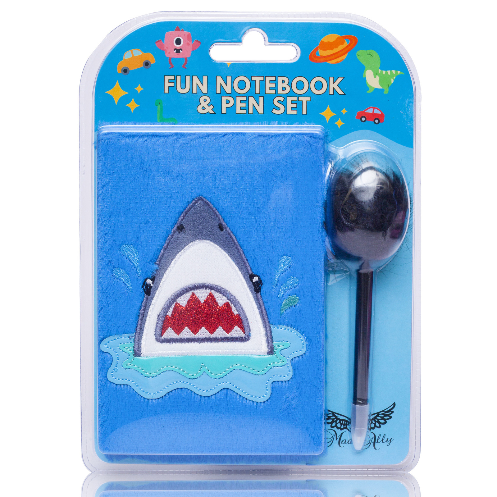 Mad Ally Fluffy Notebook - Shark