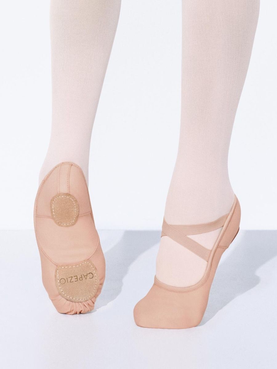 capezio hanami canvas split sole ballet slipper