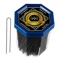 Hair Accessories - Ripple Pins 999 3 Inch Black
