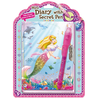 Mad Ally Mini Diary with Secret Pen Mermaid