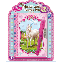 Mad Ally Mini Diary with Secret Pen Unicorn 