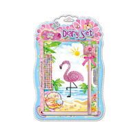 Mad Ally Flamingo Diary Set with Crown Pen 
