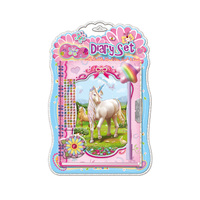 Mad Ally Unicorn Diary Set with Crown Pen