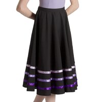 Bloch Purple Ribbon Character Skirt Girls