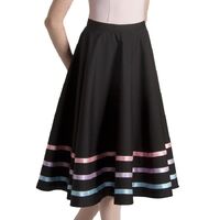 Bloch Pastel Ribbon Character Skirt Womens