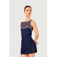 Bloch Aras Mock Tie Womens Mesh Skirt;