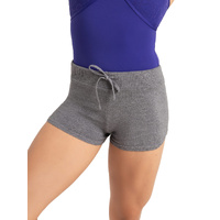 Capezio Everyday Knit Shorts X- Large; Heather Grey