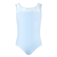 Energetiks Abby Lace Leotard; Baby Blue; Child Medium