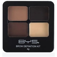 BYS BROW DEFINITION KIT 3 COL POWDER WITH WAX