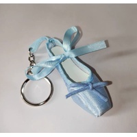 Fifi & Co Pointe Shoe Keyring; Baby Blue 