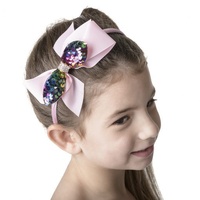 Studio 7 Big Bow Headband Pale Pink; Style B