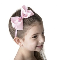 Studio 7 Big Bow Headband Pale Pink; Style F