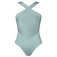 Energetiks Lara Thick Strap Camisole Leotard Adult XX- Small; Sea Mist
