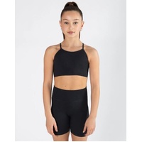 Energetiks Seamless Singlet; Black; Adult Small