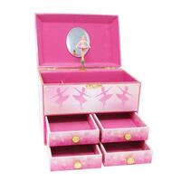 Pink Poppy Pirouette Princess Medium Music Box
