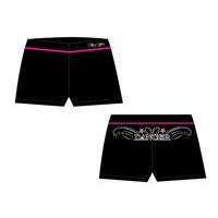 Mad Ally Dance Shorts Black/Pink