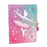 Pink Poppy Moonlight Ballet Grape Scented Lockable Diary