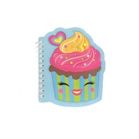 Mad Ally Spiral Notebook; Cupcake