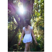 Studio 7 Hazel Skirt Child Medium; White CLEARANCE
