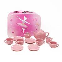 Pink Poppy Pirouette Princess Porcelain Tea Set