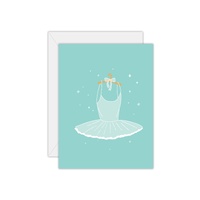 Mad Ally Mint Tutu Card