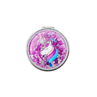 Mad Ally Compact Mirror; Unicorn Believer Purple