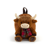 Mad Ally Highland Cow Backpack 