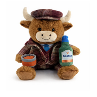 Mad Ally Hamish Highland Cow Tan 25cm