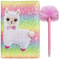 Mad Ally Fluffy Notebook - Llama