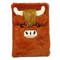 Mad Ally Fluffy Notebook - Highland Cow 