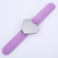 Mad Ally Heart Shaped Magnetic Pin Holder Purple
