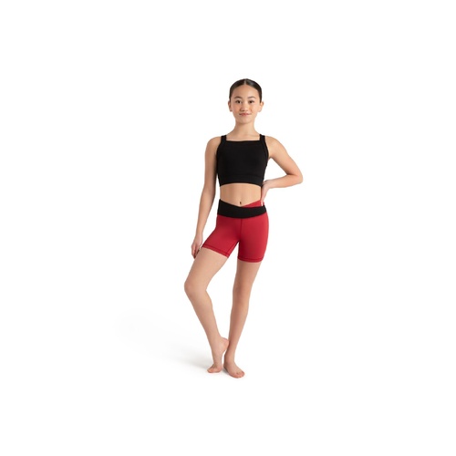 Capezio Couture Longline Bra Child Medium; Black