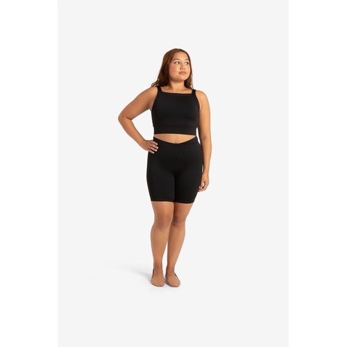 Capezio Couture Longline Bra Adult Medium; Black